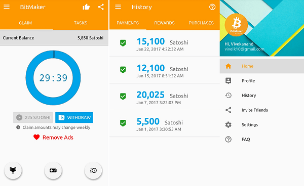 How To Earn Free Bitcoins From !   Apps Surveys Playing Games And - 