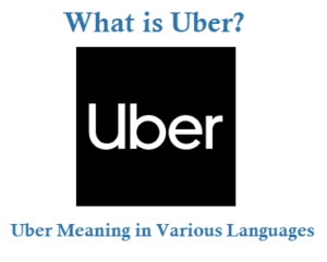 uber meaning in various languages