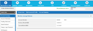 How to check monthly average balance in sbi net banking