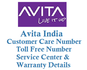 avita customer care number toll free number 1800223902 service center and warranty details
