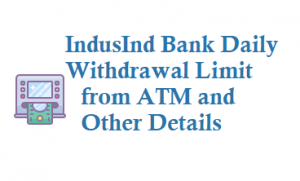 withdrawal indusind debit