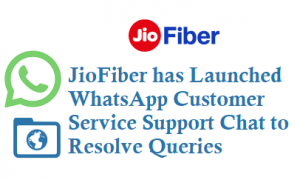 JioFiber WhatsApp service chat customer care number is 7000570005
