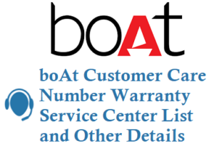 boAt Customer Care Number 022-49461882 Warranty Service Center List Details