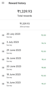 Check Google Play Balance in rewards app