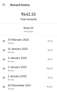Check Google Play Balance in rewards app