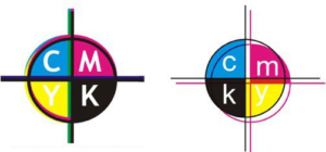 Meaning of 4 Color Dots printed on NewsPaper