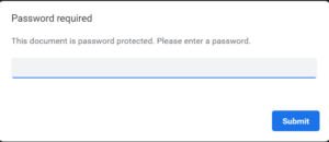 Please enter this documents password to view it